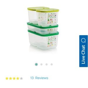 New 4 piece Tupperware Fridge smarts